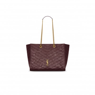 YSL NIKI SHOPPING IN VINTAGE LEATHER 8711510EN076195 (33*27*14cm)